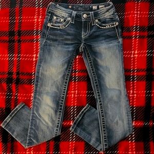 Girls Miss Me Skinny Jeans Size 7